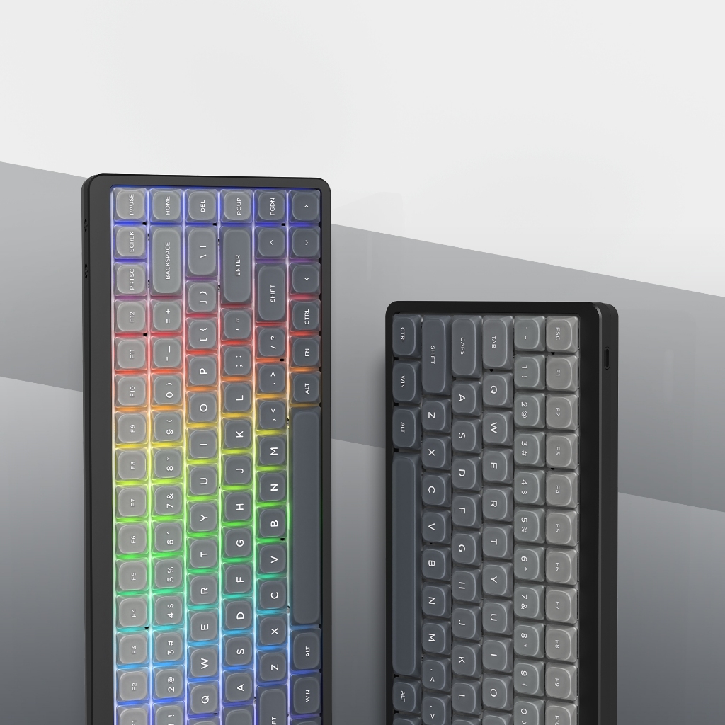 Womier Cấu Hình Thấp Thạch 127 Phím Tùy Chỉnh Matte Gradient Shadow Keycaps Bộ Cho Cherry / Gateron MX Switch Bàn Phím Cơ | BigBuy360 - bigbuy360.vn