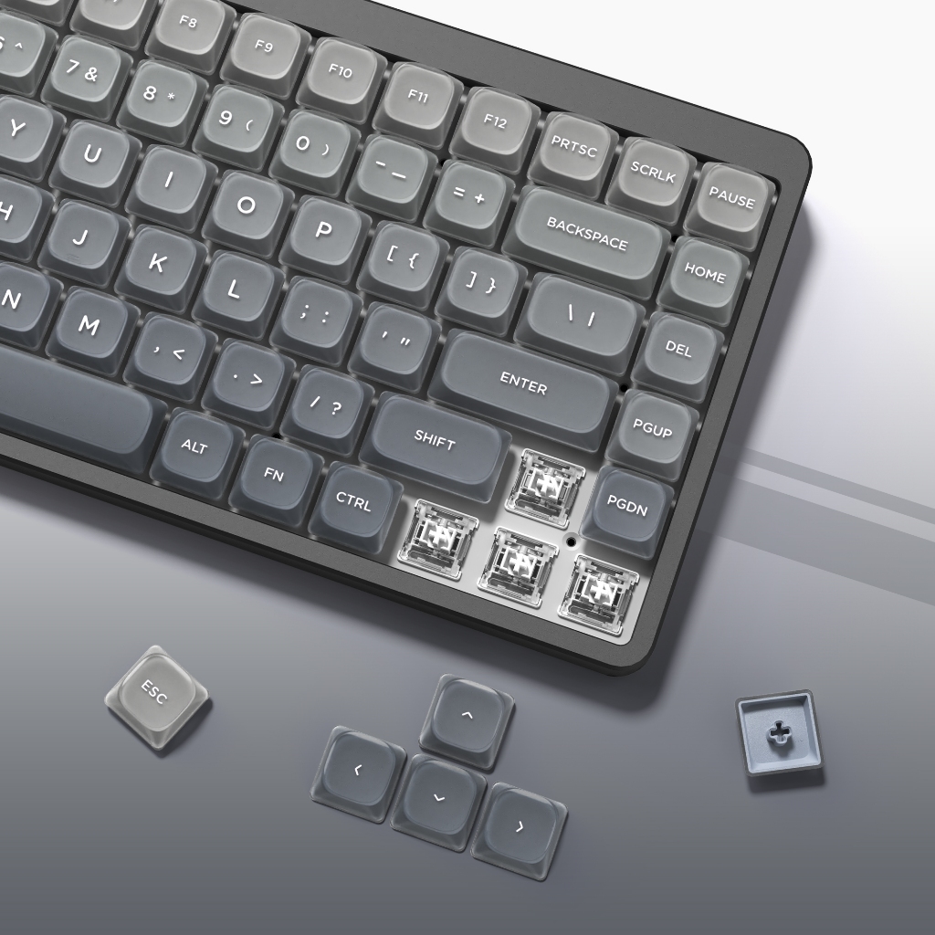 Womier Cấu Hình Thấp Thạch 127 Phím Tùy Chỉnh Matte Gradient Shadow Keycaps Bộ Cho Cherry / Gateron MX Switch Bàn Phím Cơ | BigBuy360 - bigbuy360.vn