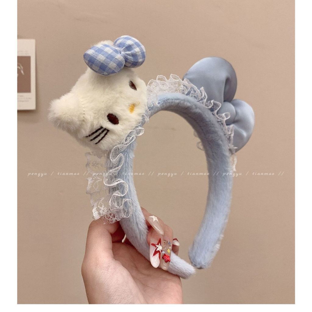 ✨Hàng có sẵn Băng đô Mickey Ni dưới nước Công viên thế giới chơi Mặc ảnh Đầu nơ Sequin 25.4.30