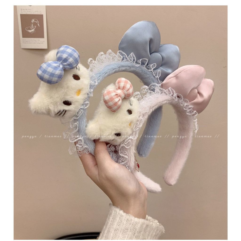 ✨Hàng có sẵn Băng đô Mickey Ni dưới nước Công viên thế giới chơi Mặc ảnh Đầu nơ Sequin 25.4.30