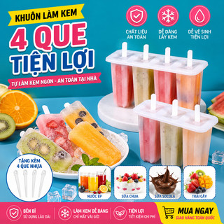 🌟🌟Trang chủ Bộ khuôn Popsicle Khuôn làm kem tự làm Khuôn làm kem bằng nhựa thủ công DIY