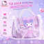 【Kho Hà Nội】🏆Túi Xách Kuromi Sanrio Chính Hãng Có Bản Quyền Cho Bé Gái 4-12 Tuổi | Túi Đeo Vai Dễ Thương Chống Nước | Quà Sinh Nhật Bé Gái