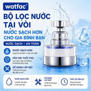 Vòi nước phòng tắm xoay 360° Máy lọc nước vòi chậu rửa loại bỏ kim loại nặng và nước cứng, Máy lọc nước vòi chậu rửa cho nhà bếp và phòng tắm, Máy lọc nước chậu rửa