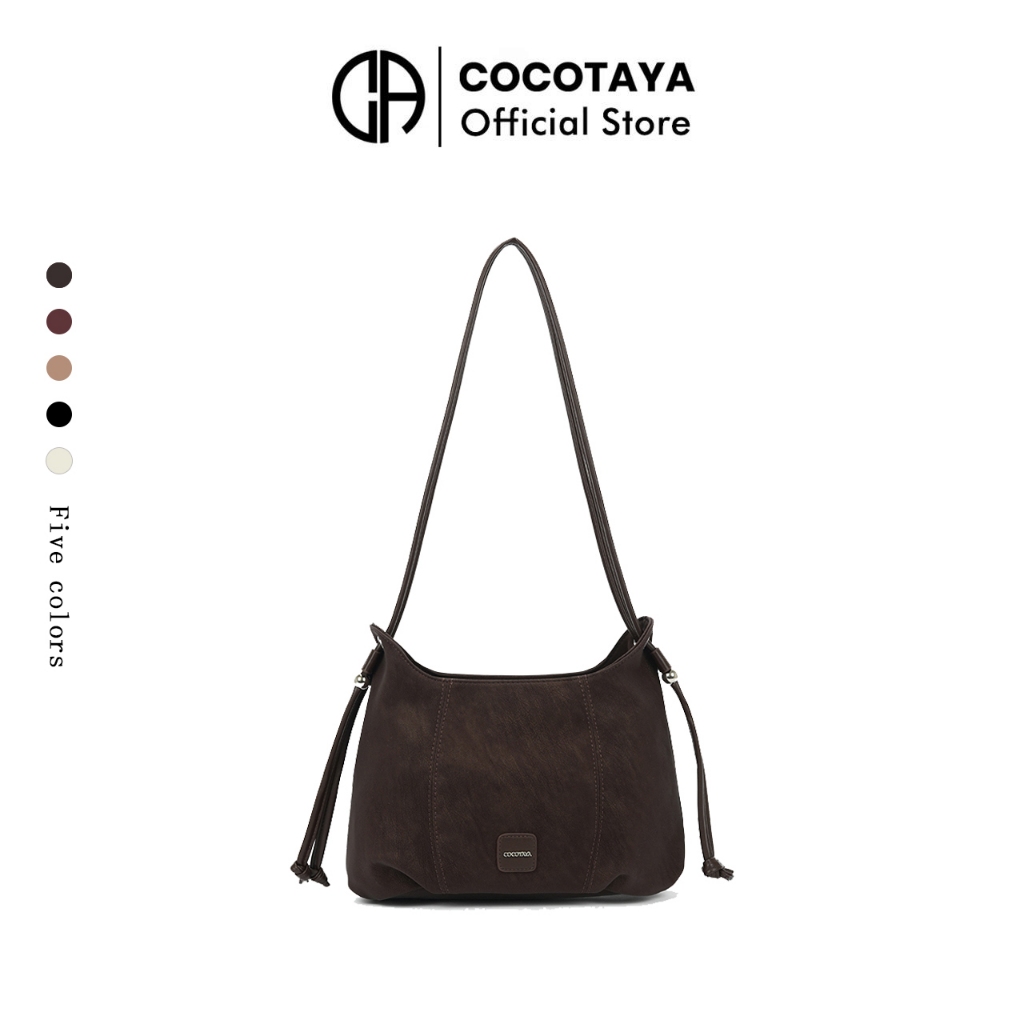 COCOTAYA Túi đeo vai kiểu cổ điển, một chiếc túi đơn giản và đa năng dành cho người đi làm.