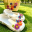 10 Chiếc Nữ Bé Gái Tắc Sandal Giày DIY Quyến Rũ Phong Cách Hawaii Macaron Hoa Nút Lỗ Giày Trang Trí Bộ Phụ Kiện Quà Tặng