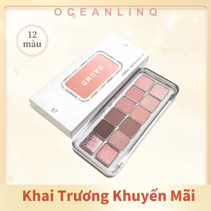 【PALETTE HÀN ĐẲNG CẤP】12 Màu Nude Nhẹ Lì Mịn - Bật Sáng Mắt Xuân Hè, Phù Hợp Tạo Khói, Gọn Nhẹ Mang Đi
