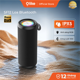 Olike SF12 Loa Bluetooth Không Dây Bluetooth 6.0, Bass Mạnh 10W, Chống Nước IPX5, Âm Thanh TWS, Hỗ Trợ Micro SD AUX USB
