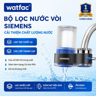watfac Phần tử lọc Bộ lọc vòi 5 lớp Bộ lọc nước bằng gốm ABS chất lượng cao Than hoạt tính dạng hạt nguyên tử