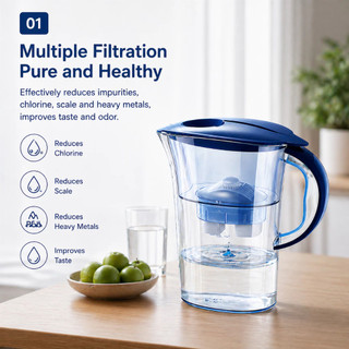 Watfac Máy Lọc Nước Hộ Gia Đình Than Hoạt Tính Lọc Bình Nước Lạnh Máy Lọc Nước Nhà Bếp Purifi