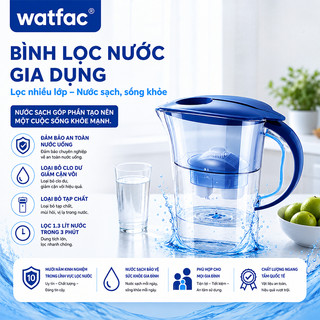 Watfac Máy Lọc Nước Hộ Gia Đình Than Hoạt Tính Lọc Bình Nước Lạnh Máy Lọc Nước Nhà Bếp Purifi