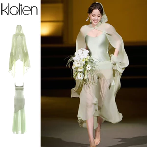 Váy Klalien Phù Hợp Dáng Body, Tay Skinny, Phong Cách Thanh Lịch và Nóng Mới