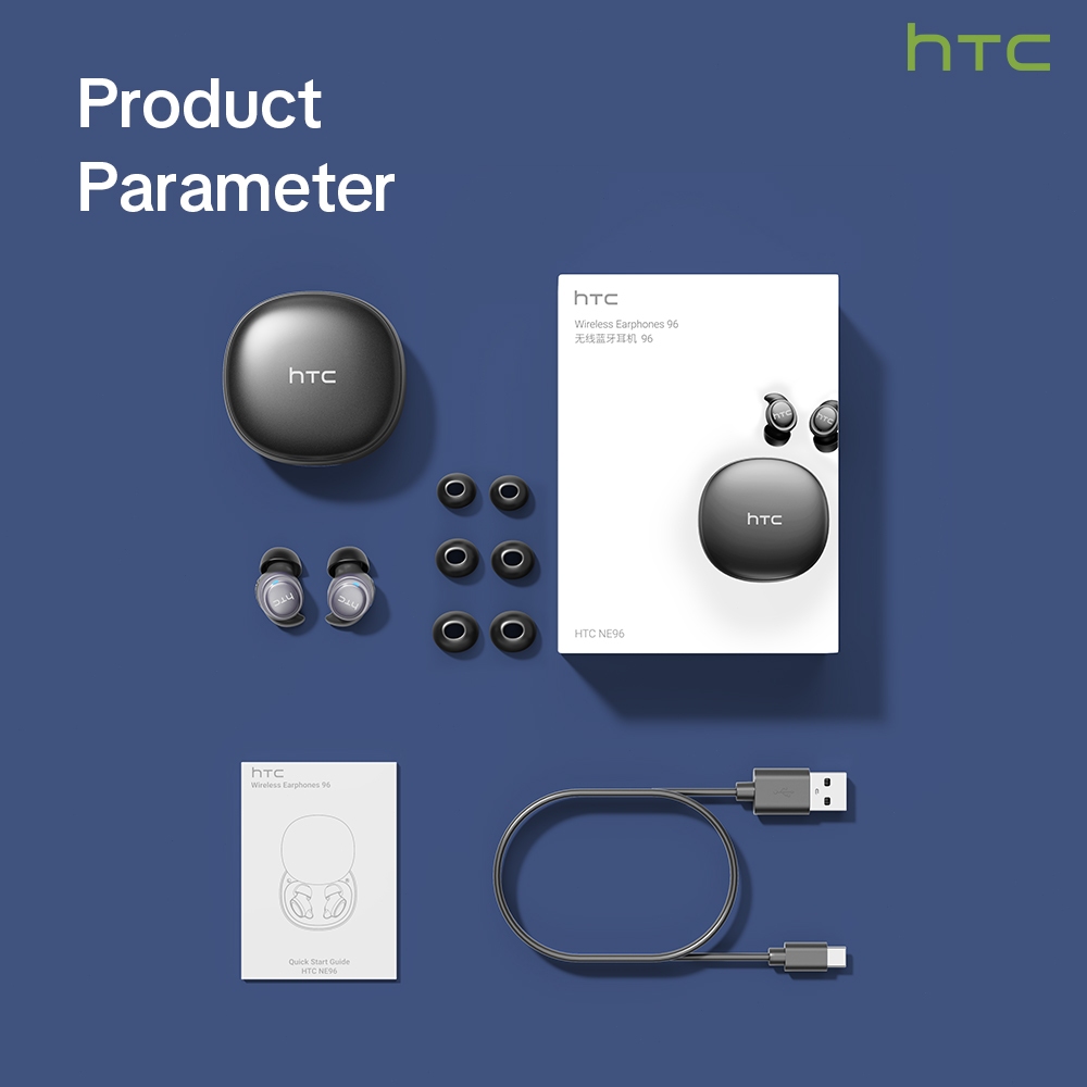 HTC NE96 Tai Nghe Ngủ Bluetooth V6.0 Tai Nghe Không Dây Âm Thanh Nổi 3D Màn Hình LED Thời Lượng Pin Dài 80 Giờ | BigBuy360 - bigbuy360.vn