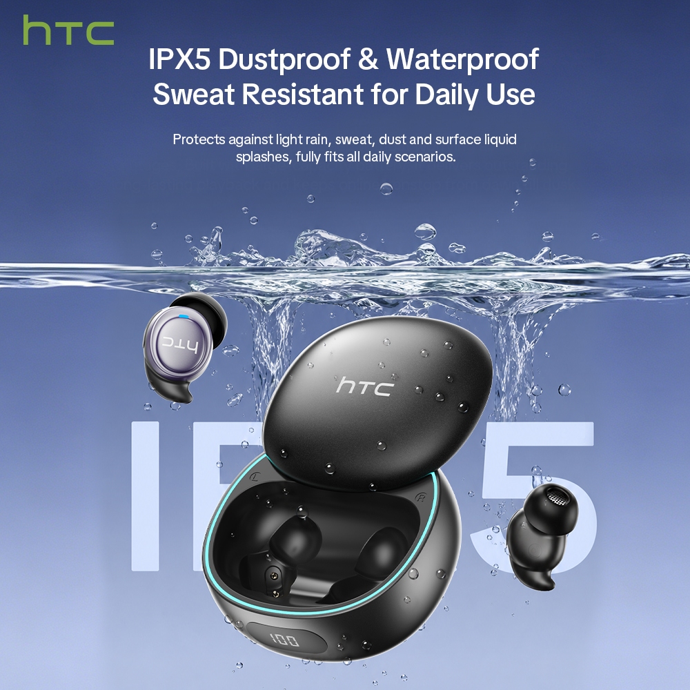HTC NE96 Tai Nghe Ngủ Bluetooth V6.0 Tai Nghe Không Dây Âm Thanh Nổi 3D Màn Hình LED Thời Lượng Pin Dài 80 Giờ | BigBuy360 - bigbuy360.vn