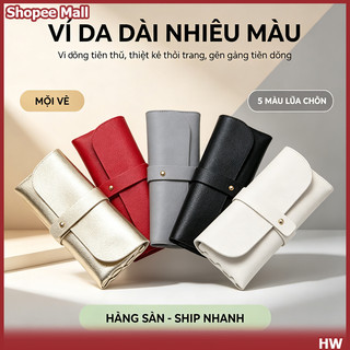 [HÀNG SẴN] Ví Da Dài Nam Nữ Cao Cấp Nhiều Ngăn Đựng Tiền Thẻ Bóp Da Cầm Tay Thời Trang Sang Trọng Đẳng Cấp