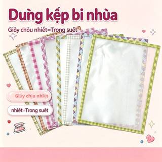Giấy chịu nhiệt hạt CLEARLINE Perler, Phụ kiện đồ chơi DIY khâu cạnh Vải nướng hạt Perler, Giấy ép nhiệt thủ công trong suốt cho hạt Perler ảnh