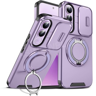 Ốp Điện Thoại Cho Vivo V70 FE Elite S50 5G 4G 2026 Chống Sốc Đẩy Kéo Cửa Sổ Bảo Vệ Ống Kính Máy Ảnh Vỏ Vòng Kim Loại Giá Đỡ Camera Bảo Vệ Mặt Sau