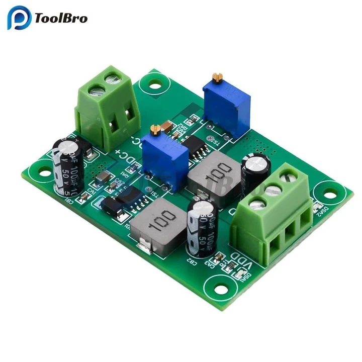 Tích cực Điện áp âm ổn định Mô-đun cấp nguồn gợn sóng thấp Điều chỉnh tuyến tính Bộ điều chỉnh điện áp ổn định DC 5.5V-35V