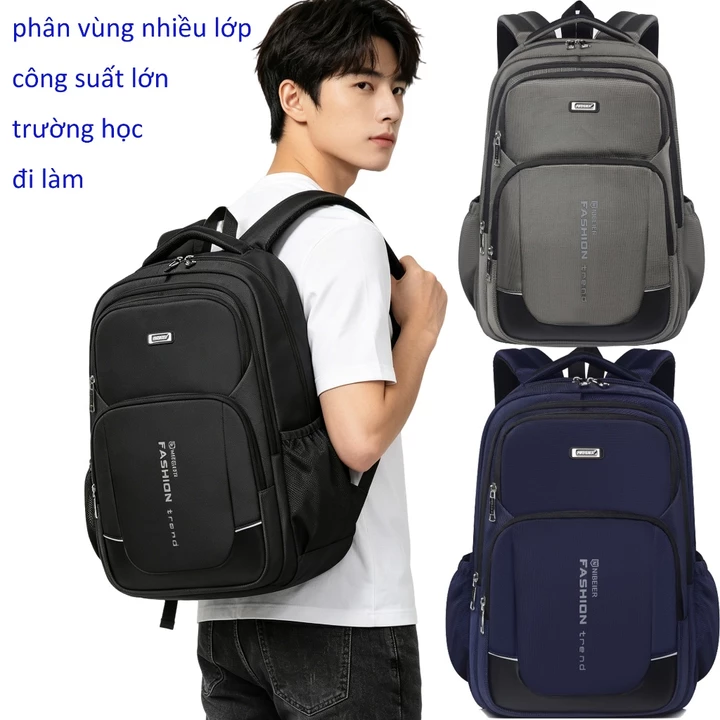 Balo sinh viên đại học nhiều ngăn chống nước chống gù lưng đựng laptop 15.6 inch phong cách Hàn unisex Ba Lô Nam Sinh Viên Đại Học Ba Lô Máy Tính Ba Lô Dung Tích Lớn Ba Lô Đa Năng Thích Hợp Cho Công S