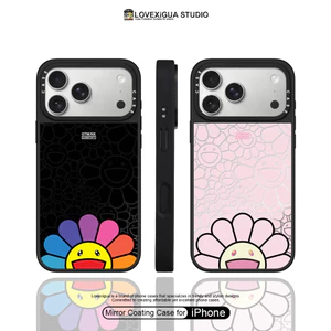 Gương Từ Tính Hoa Hồng Ốp Lưng Điện Thoại IPhone 17 16 Pro Max 17Air 17 16 15 14 13 12 11 Vỏ Bảo Vệ Chống Sốc