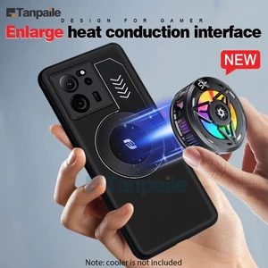 Ốp Làm Mát Tanpaile Cho Xiaomi MI 13T 11T Pro 10T 12T 9T Redmi K30S K50 Ultra K60 K20 Ốp Lưng Tản Nhiệt Điện Thoại Ốp Lưng Capa Vỏ Funda 【 Nâng Cấp 】