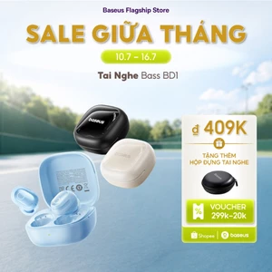 Tai nghe không dây thực sự Baseus Bass BD1 TWS