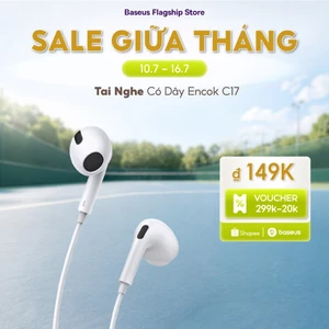 Tai nghe Baseus C17 Type-C Tai nghe nhét tai Tai nghe có dây có Mic cho điện thoại thông minh