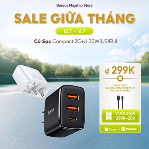 Baseus Bộ Sạc Nhanh 30w pd Cổng usb type c