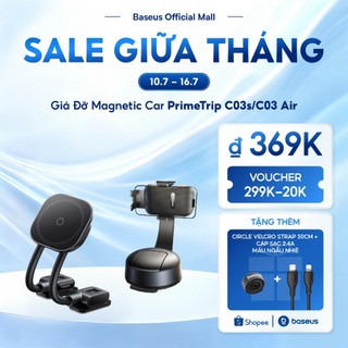 Giá Đỡ Magnetic Car PrimeTrip C03s/C03 Baseus Lực Hút Từ Tính 20N Mạnh Mẽ, Giữ Chắc Ổn Định Thiết Kế Hai Tay Đòn Phù Hợp Nhiều Tình Huống