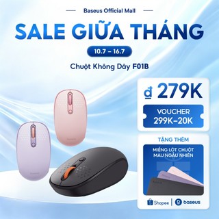 Chuột Không Dây F01B Baseus Thiết Kế Ôm Tay, Nhỏ Gọn Tinh Tế Kết Nối Ba Chế Độ Nhẹ Và Nhỏ Gọn