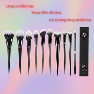 Bộ cọ trang điểm 11 cây dễ mang đi lông cọ phấn phủ cọ má cọ mắt cọ nền cọ che khuyết cọ bóng mũi