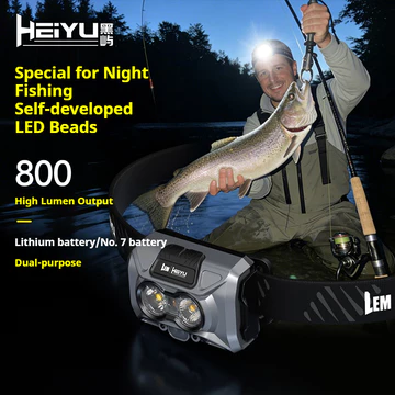 HeiYu Lem F8 LED đèn pin đội đầu siêu sáng pin trâu đèn tích điện mini đèn cắm trại đèn camping đèn bin đèn pha đèn pin sạc EDC USB đèn soi trứng gà móc đèn soi ếch đèn pin chống nước đèn chạy bộ đèn 