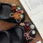 Phong Cách Dễ Thương Gấu Nâu Họa Tiết Giày Quyến Rũ 15 Chiếc Sandal Nữ Trang Trí Nút DIY Phụ Kiện Giày Bộ