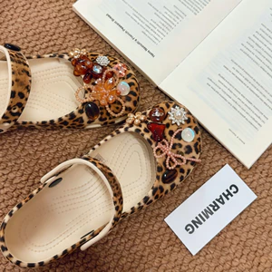Phong Cách Thời Trang Gấu Nâu Sandal Giày Quyến Rũ Ngọt Ngào Có Thể Tháo Rời Đồ Trang Trí Cho Bé Gái Dép