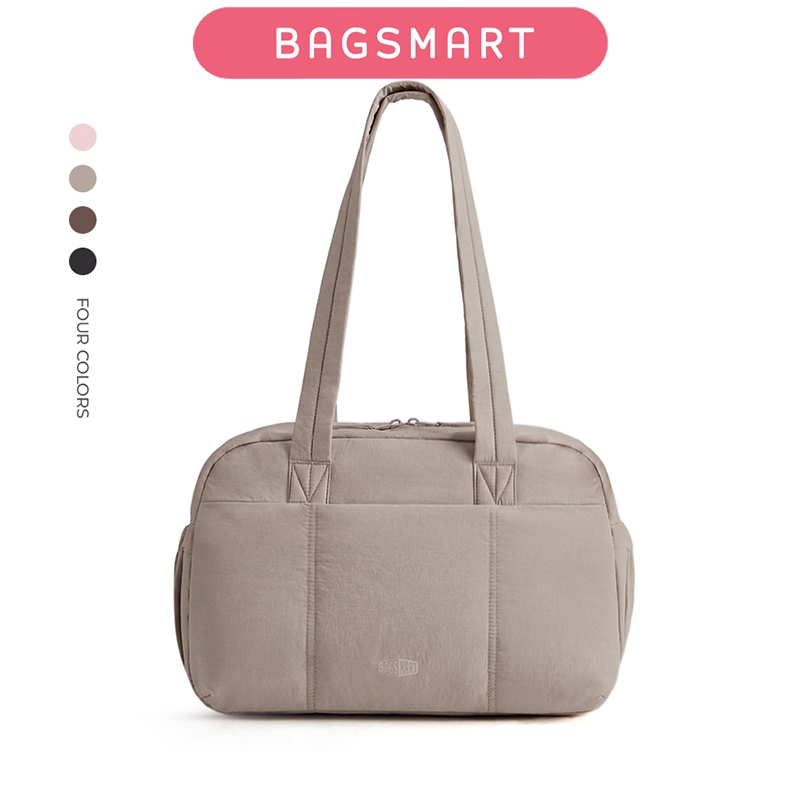 BAGSMART Puffer Tote Túi Đeo Vai 14 Inch Túi Laptop Nhẹ Chống Nước Túi Tập Gym Dành Cho Nữ Làm Việc Thể Thao