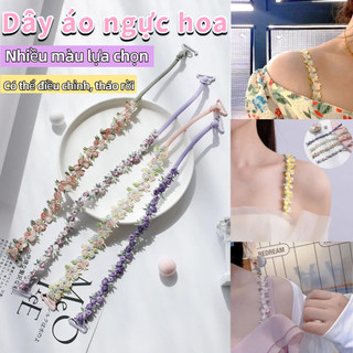 【COD】🌸Dây áo ngực hoa nhỏ HOMELYHUB, có thể điều chỉnh và tháo rời, nhiều màu lựa chọn, Mix với áo trễ vai siêu xinh, Phụ kiện phối đồ 2 dây tiện lợi.
