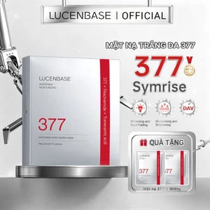 Mặt nạ dưỡng trắng LUCENBASE 377 – 1 Hộp (10 Miếng +2 Miếng Tặng) – Làm Sáng Da & Dưỡng Ẩm