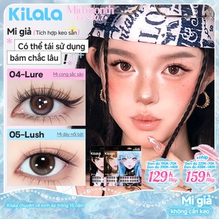 [KiLALA] Mi giả sẵn keo Lông mi giả tự dính Punk Sweetie Eyelashes – không cần keo chiều dài：8-12/13mm Mi cong tự nhiên, cá tính ngọt ngào, nổi bật phong cách riêng ( Bloom/ Feather/ Lure/ Lush )