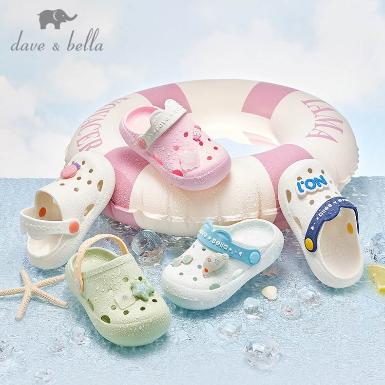 Dave Bella Dép sục bé gái chống trượt thoáng khí đi biển mùa hè dép đi trong nhà DB2234070