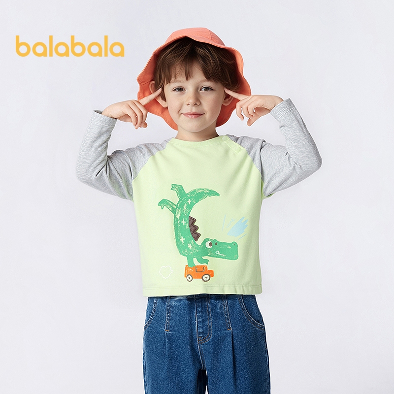 Balabala Áo Trẻ Em Bé Trai Bé Gái Dài Tay Cotton 2026 Xuân Thu Ảnh Dễ Thương Nhìn Dễ Thương Phù Hợp Với Giờ Chơi Thời Gian Gia Đình Công Viên Sinh Nhật Cuối Tuần Phong Cách Thường Ngày Ngày Ngày Chúc Mừng