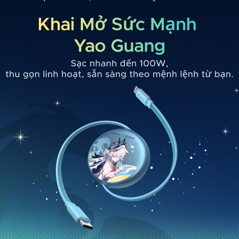 Cáp sạc UGREEN Honkai Star Rail