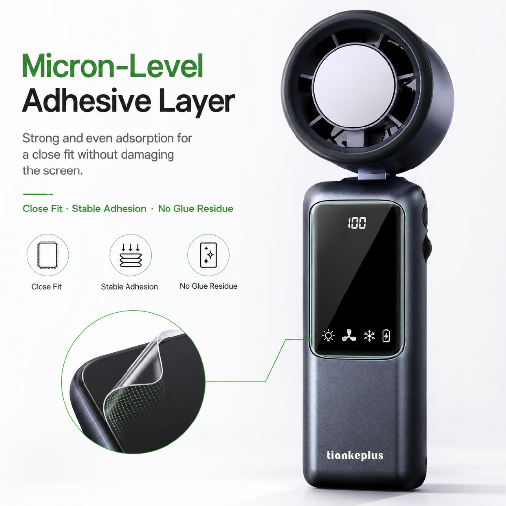 Tiankeplus 3 Gói Bảo Vệ Màn Hình Linh Hoạt Cho Quạt TF50 Max / TF50 Ultra, Phim Hydrogel TPU Mềm, Chống Vỡ, Siêu Mỏng Vô Hình, Chống Trầy Xước, Tự Chữa Bệnh | BigBuy360 - bigbuy360.vn