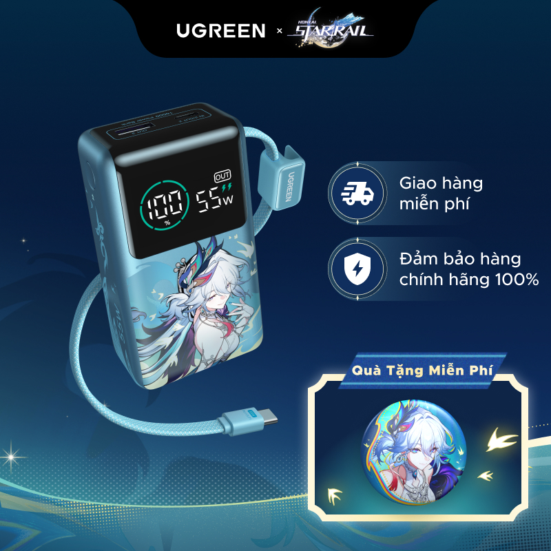 Pin sạc dự phòng UGREEN Honkai Star Rail