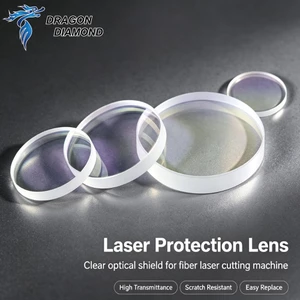 10 Chiếc Laser Bảo Vệ Windows 27.9x4.1 24.9x1.5 30x5 18x2 20x2 30x2 1064nm Ống Kính Sợi Quang Cho Raytools Đầu Cắt Precitec