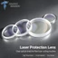 10 Chiếc Laser Bảo Vệ Windows 27.9x4.1 24.9x1.5 30x5 18x2 20x2 30x2 1064nm Ống Kính Sợi Quang Cho Raytools Đầu Cắt Precitec