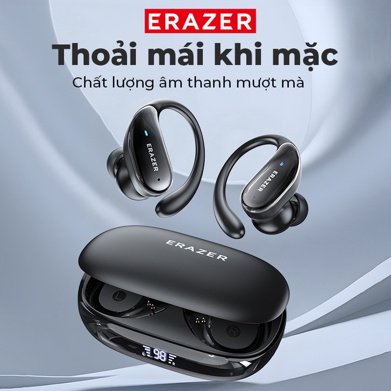 ERAZER  XT80 Pro Tai nghe không dây  Bluetooth 5.4 OWS Tai nghe Bluetooth Tai nghe thể thao chống nước HiFi Micro giảm tiếng ồn | BigBuy360 - bigbuy360.vn