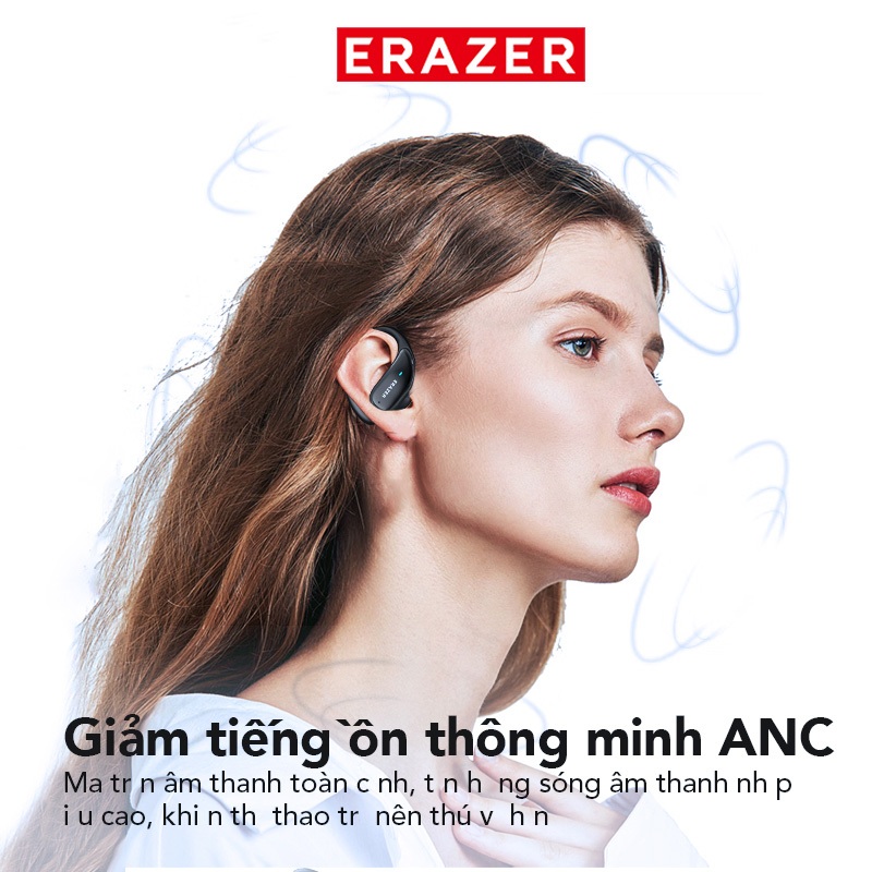 ERAZER  XT80 Pro Tai nghe không dây  Bluetooth 5.4 OWS Tai nghe Bluetooth Tai nghe thể thao chống nước HiFi Micro giảm tiếng ồn | BigBuy360 - bigbuy360.vn