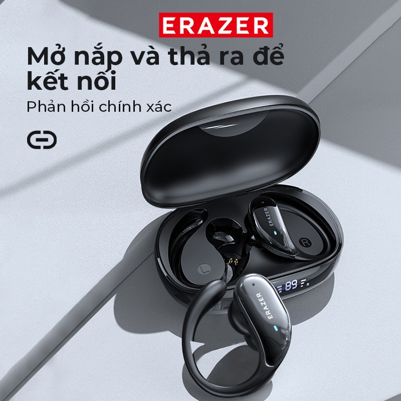 ERAZER  XT80 Pro Tai nghe không dây  Bluetooth 5.4 OWS Tai nghe Bluetooth Tai nghe thể thao chống nước HiFi Micro giảm tiếng ồn | BigBuy360 - bigbuy360.vn