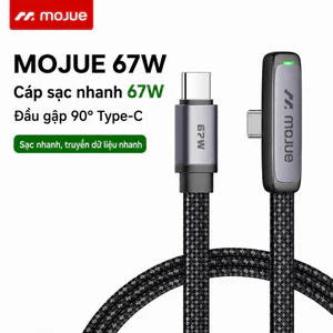 MOJUE C701 90° Cáp sạc chơi game cho 35W Light 67W Type-C, dài 1,2 mét.