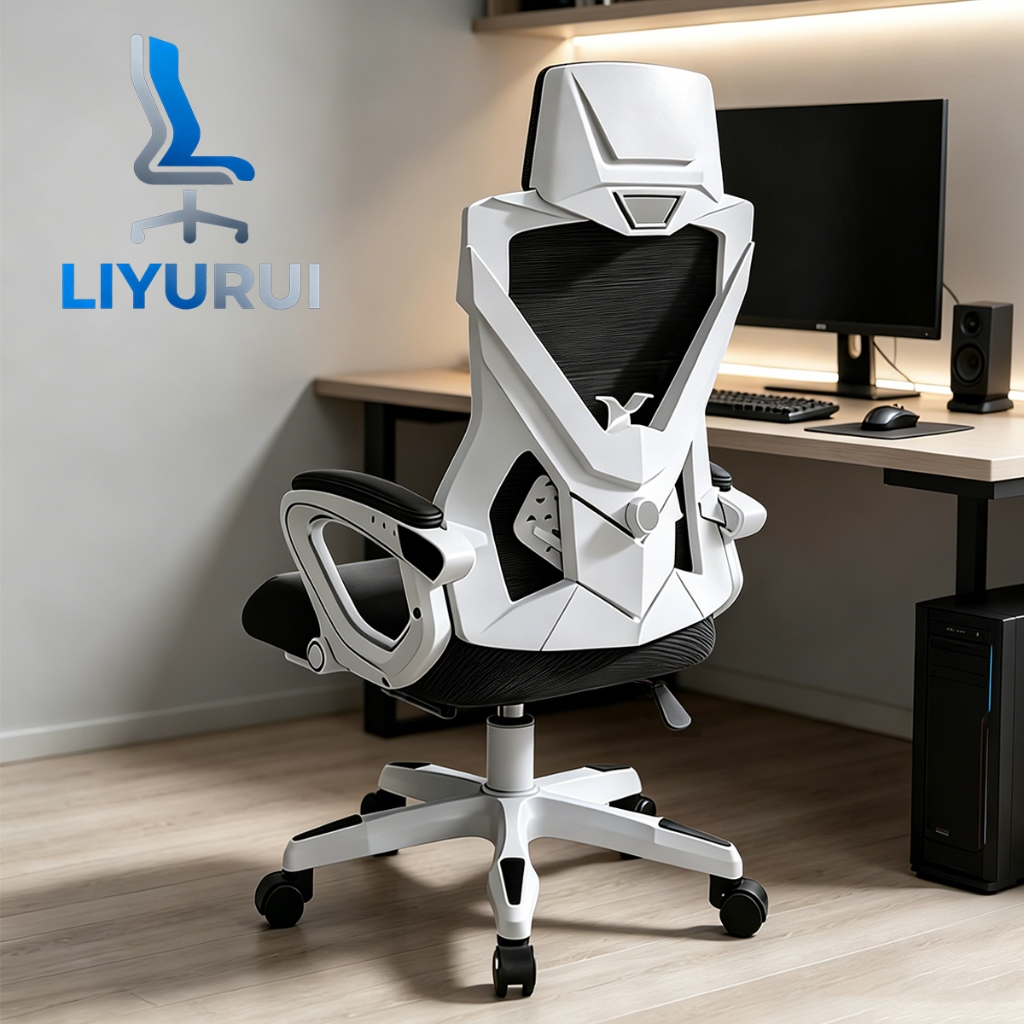 LIYURUI Ghế Gaming & Văn Phòng Ergonomics  Lưới Thoáng Khí Ngả Lưng 145 Độ Dùng Cho Học & Làm Việc