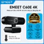 Webcam 4K Ultra HD 4K Webcam có lấy nét tự động EMEET C60E 4K cho PC / Zoom / Teams / Skype